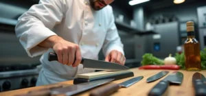 afilar cuchillo de cocina