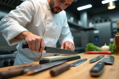 afilar cuchillo de cocina