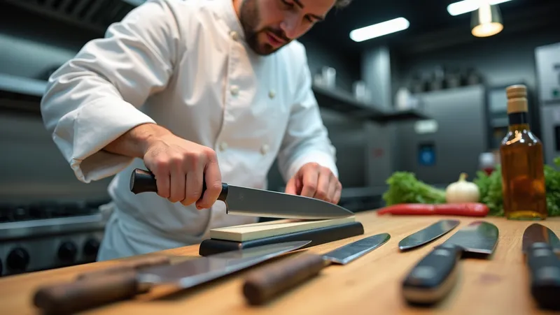 afilar cuchillo de cocina