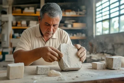 como se fabrican las piedras de afilar